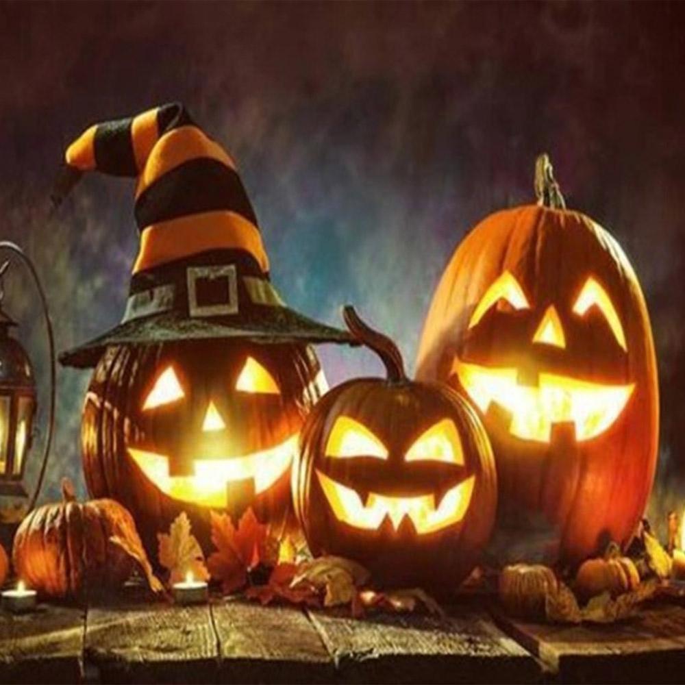 På lager halloween flash talende animeret led græskar projektion lampe til hjemmefest pre-style halloween fest forsyninger