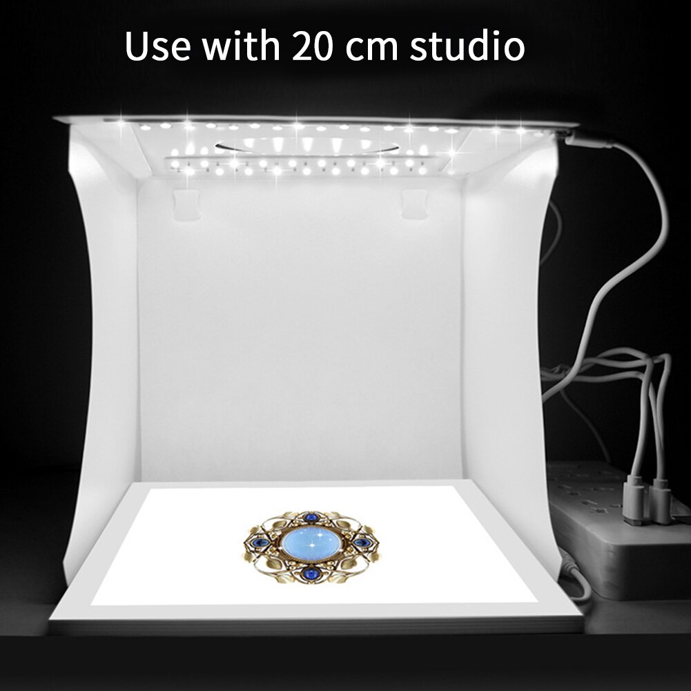 20 Cm LED Lamp Shadowless Light Background Photo Studio Photography Super Bright Practical Acrylic Board Panel Pad Easy Apply