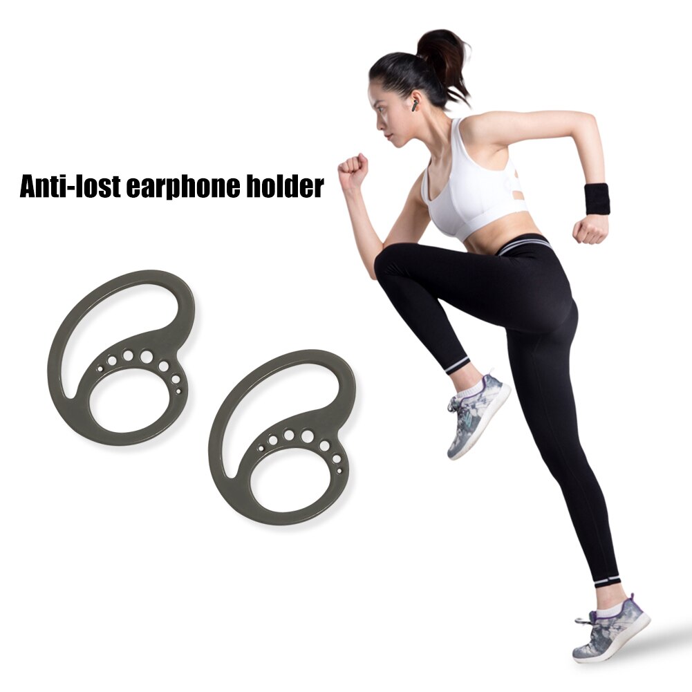 1 Pair Bluetooth Compatible Wireless Earphone Holders Anti Silicone Earbuds Anti Lost Ear Hooks Headphone Holder