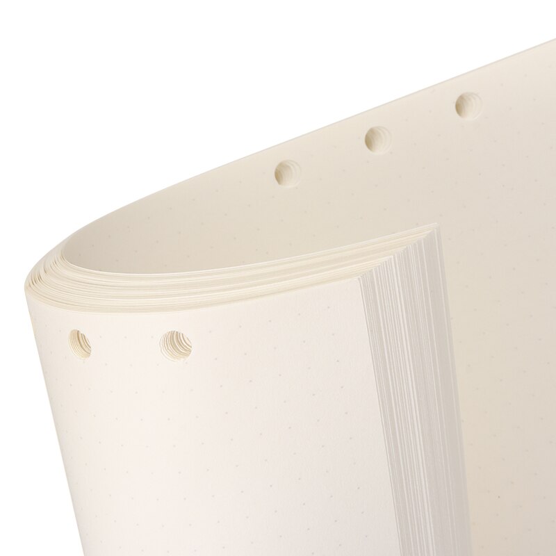 90 Pages A5 Notebook 6 Holes Refill Dot Grid Notebook Diary Refills Inserts for A5 Loose Leaf Notebook