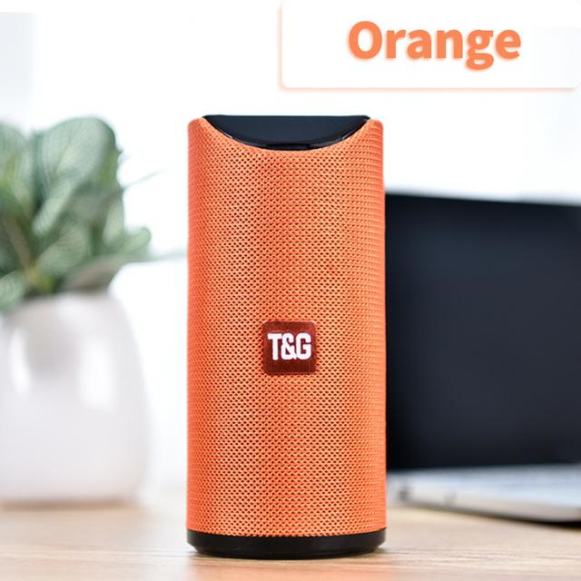 TG-113 Bluetooth Speakers Portable True Wireless Sound Box Waterproof Loudspeaker Mini Column Music Bass Outdoor Speaker: Yellow