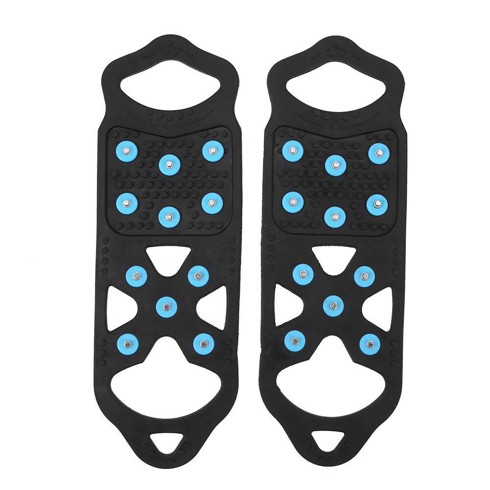 11 Studs Shoe Crampons Anti-Skid Ice Gripper Spike Anti Slip Snow Walk Traction Cleats Outdoor Over Shoe Boot Ice Snow Grips: XL 290x125x5mm