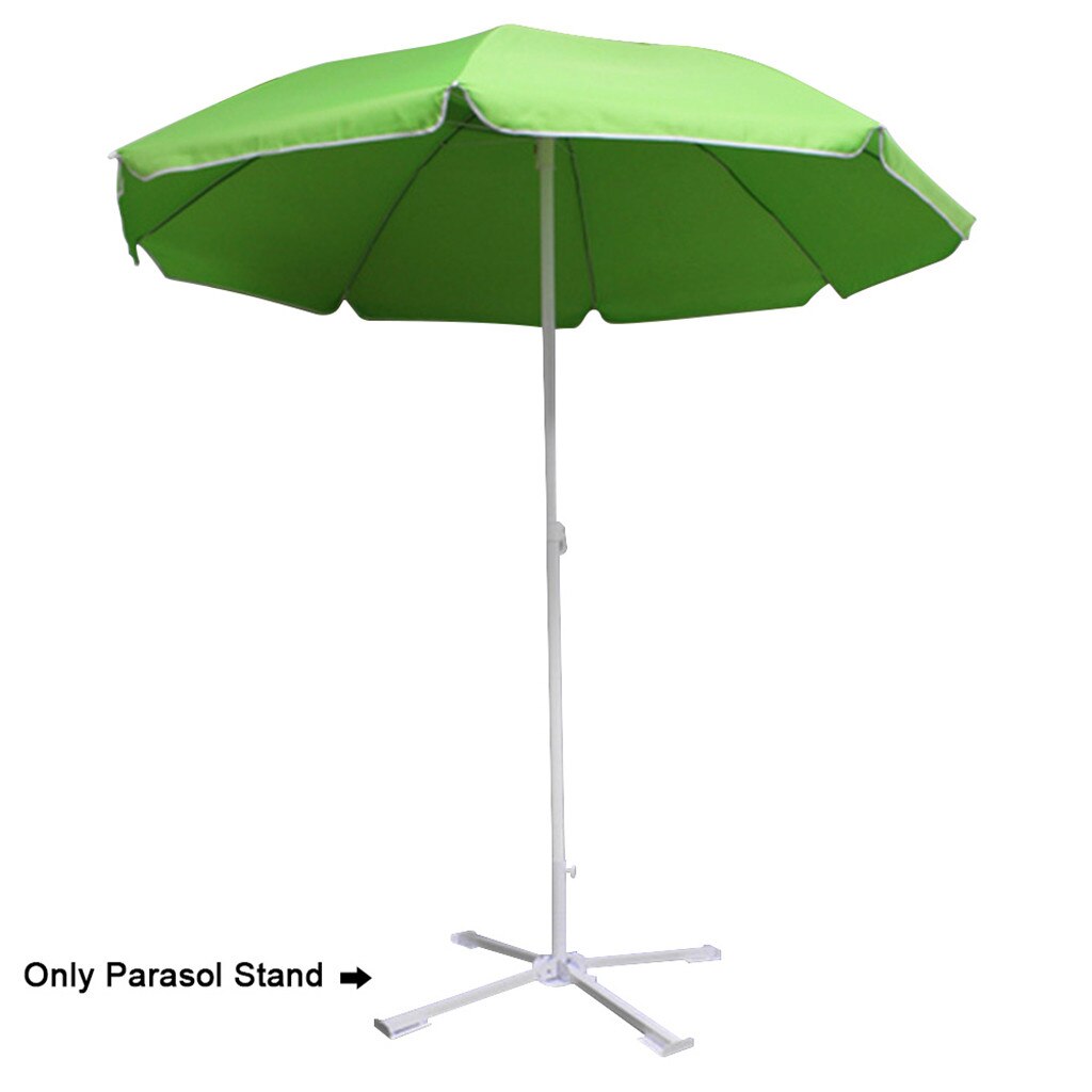 Draagbare Tuin Paraplu Vier-Legged Stand Base Strand Paraplubak Metalen Parasol Base Patio Furnit 38Mm Staaf #0818G30