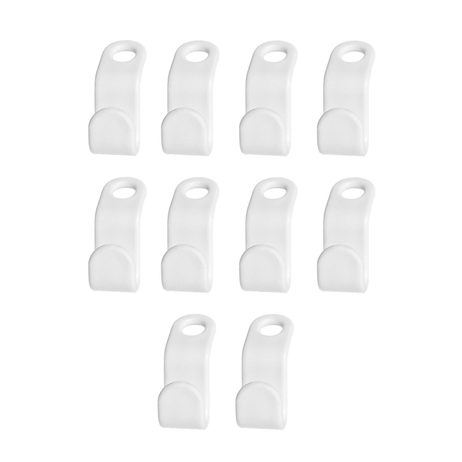 10/12pcs Cloth Hanger Hook Mini Flocking Clothes Hanger Easy Hook Closet Organizer Holder Save Space Non Slip Flocking Hanger: 10pcs C