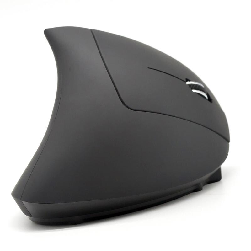 Ratón inalámbrico aleta de tiburón ergonómico Vertical ratón DPI 4 botón colorido ligero ratón Vertical para protección de la muñeca Gaming Mouse