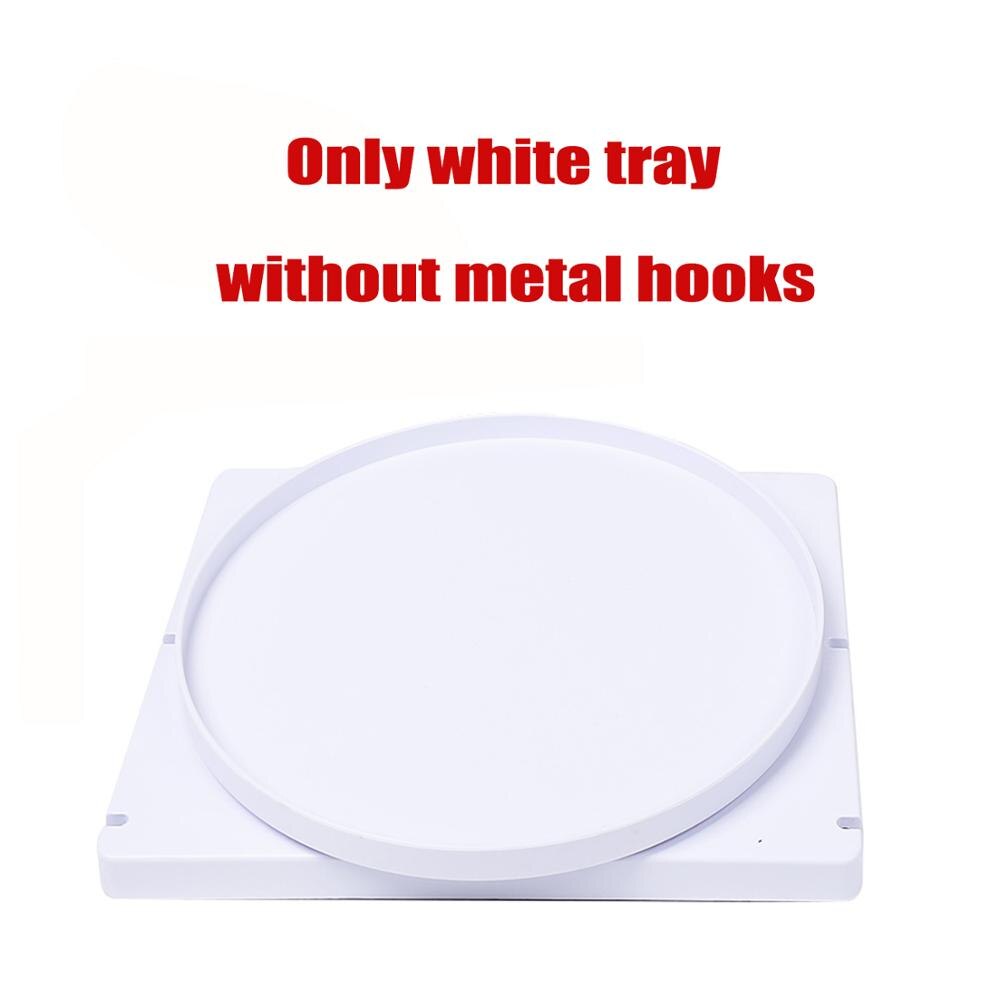 Kitchen Tray Cabinet Organizer Rotatable and Drawable Storage Tray SHELF GO ROUND a Good Helper in Your Pantry Of Kitchen: White Tray Only