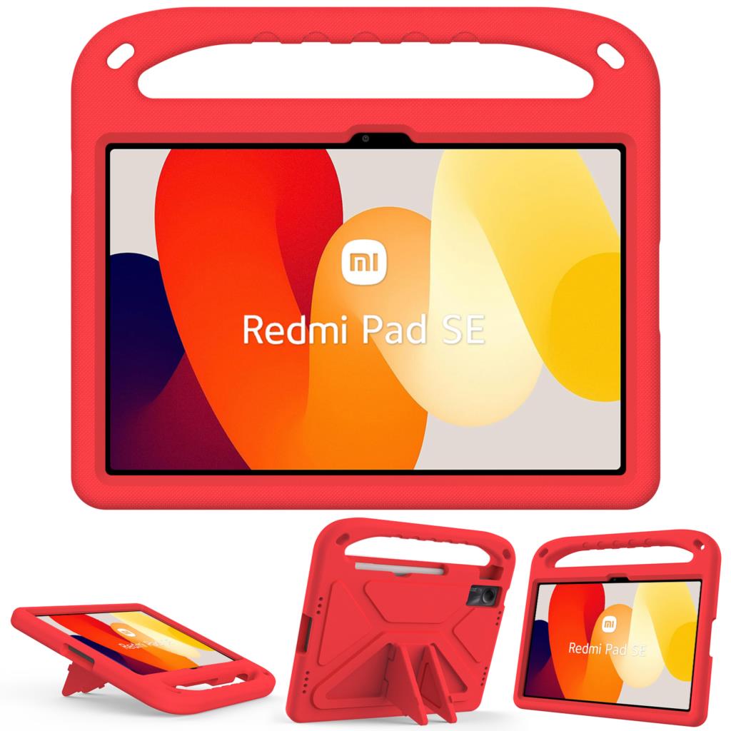 Etui EVA do Xiaomi Redmi Pad SE 11 2023 Pad 6 6Pro Wstrząsoodporne etui ochronne na całe ciało do Pad 5 5Pro 4 Plus Kids Handle: 3 / WHITE