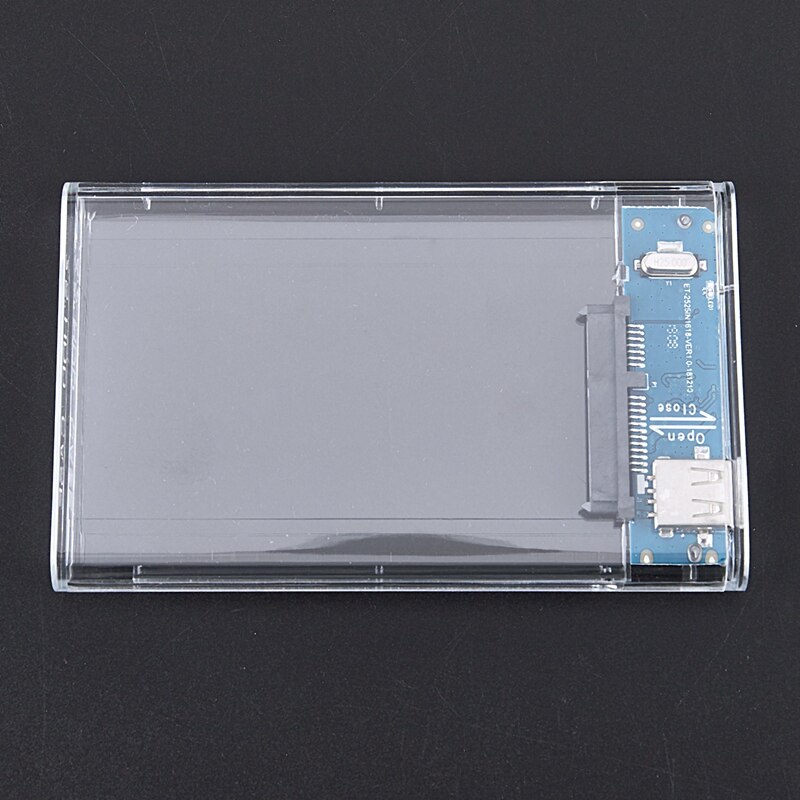 Extern hårddiskhölje usb 2.0 to sata ssd och hdd-fodral stöd 4tb 2.5-- tums enhetskompatibel klar hölje diskfodral h