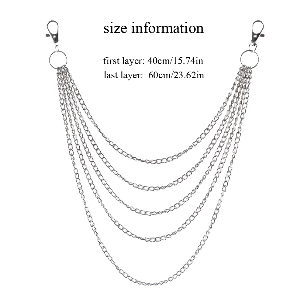 Punk Kette Auf sterben Jeans Hosen Frauen Schlüsselanhänger für Männer unisex Egirl eBoy Harajuku Kleidung Ästhetischen Zubehör