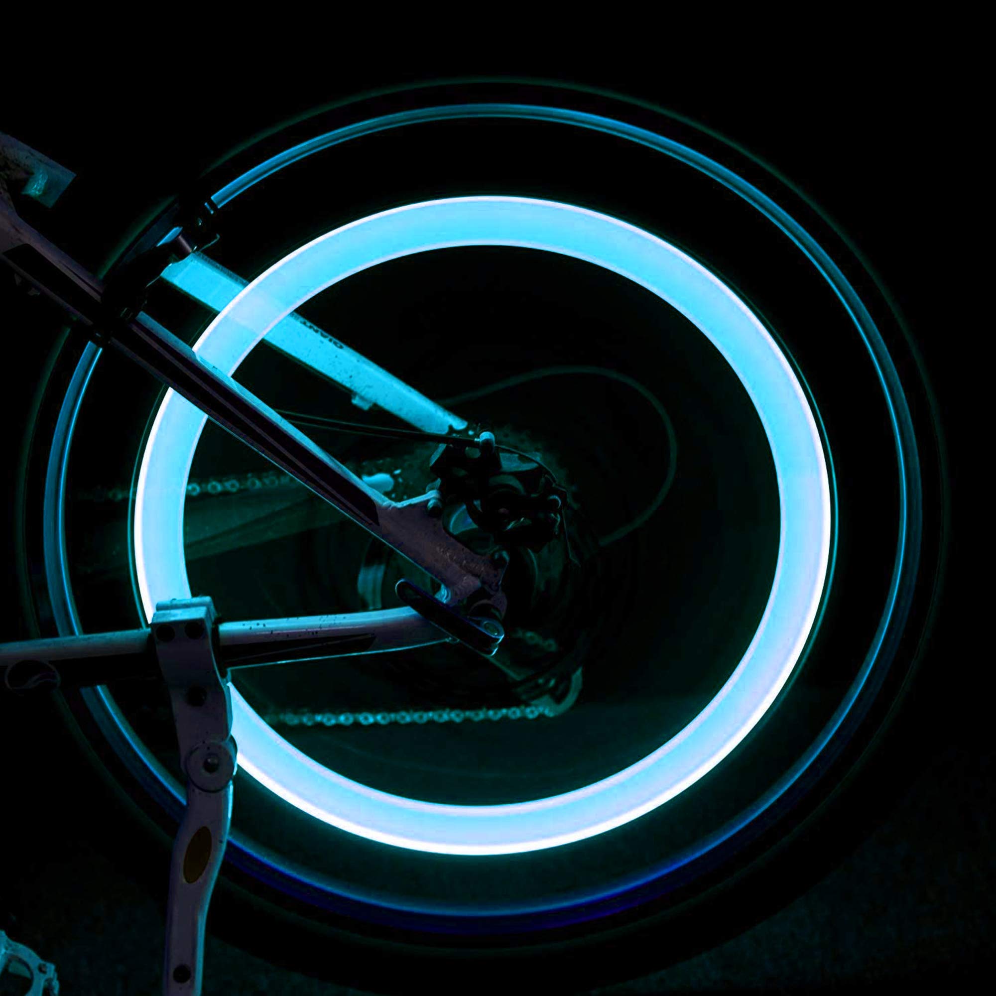 Fietsverlichting Led Cover Band Wiel Valve Stopper Fiets Flash Light Mountain Racefiets Fiets Wiel Verlichting Led Neon lamp