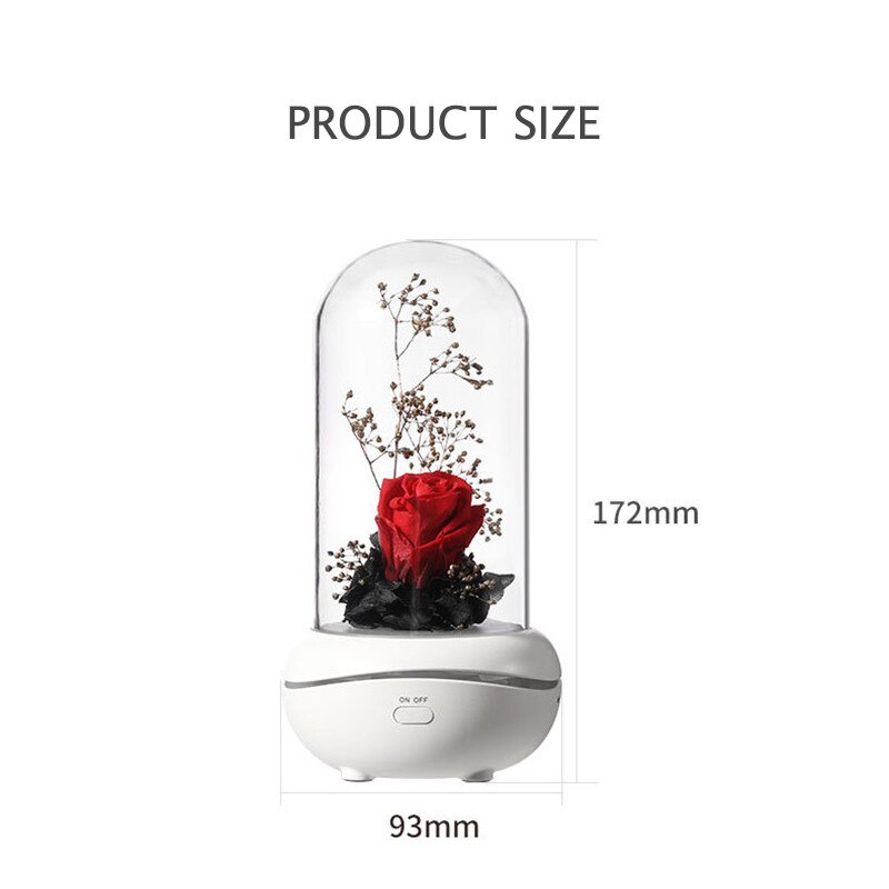 Eloole aromatherapie diffuser usb luchtbevochtiger etherische olie verspreider zonder water voor thuis led-lamp met 5 wattenschijfjes