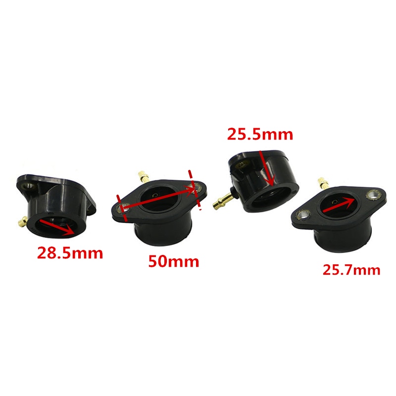 Isolador da colagem da relação da entrada do manifoid do carburador de 4 pces para kawasaki z400 z500 kz550 1980-1983 1981 1982 z 400 500 kz 550