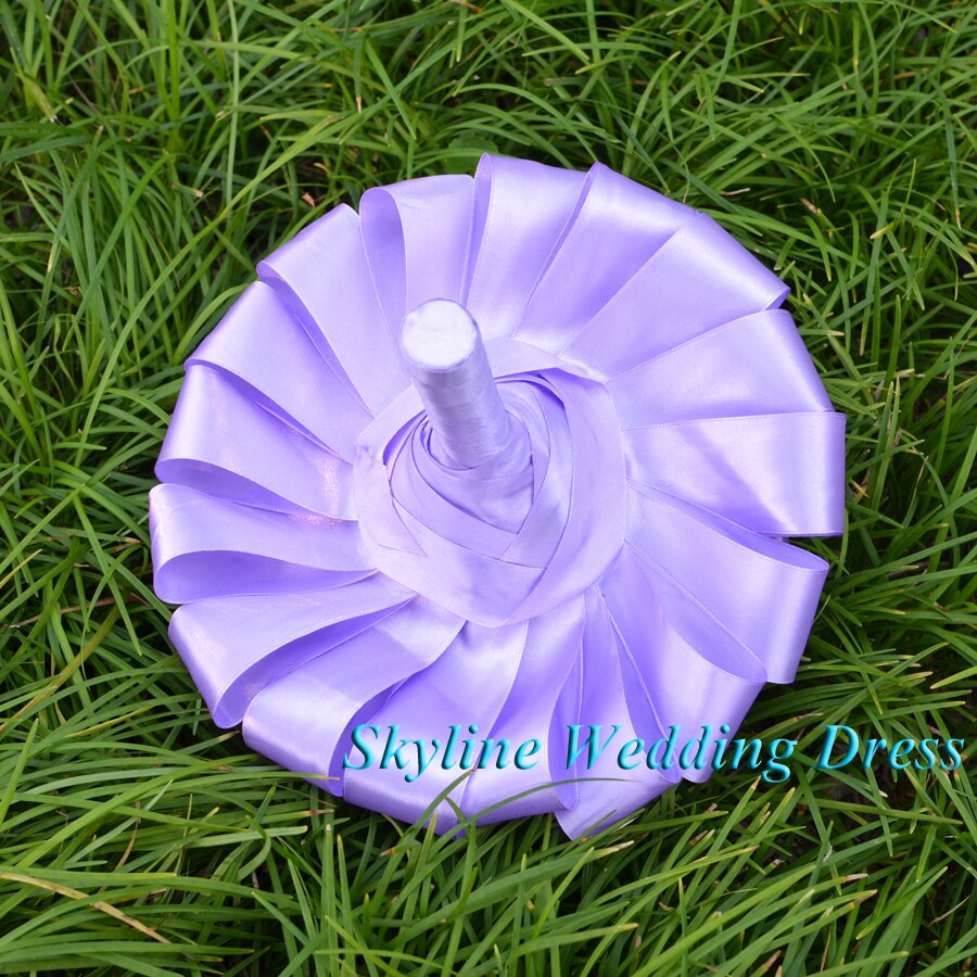 Real Photos Gorgeous Diamond Wedding flowers Light Purple Silk Bridesmaid Bridal Bouquets artificial Crystal Wedding Bouquet