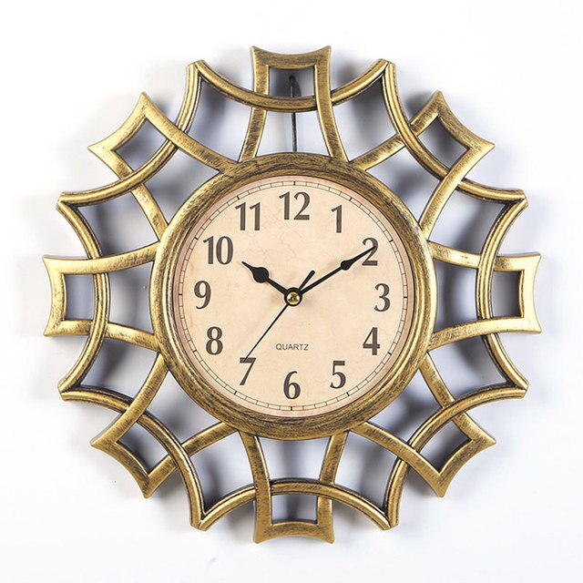 Saat Wandklok Klok Klok Relogio De Parede Duvar Saati Horloge Murale Relogio De Parede Decorativo Vintage Quartz Klokken Klok: WHITE