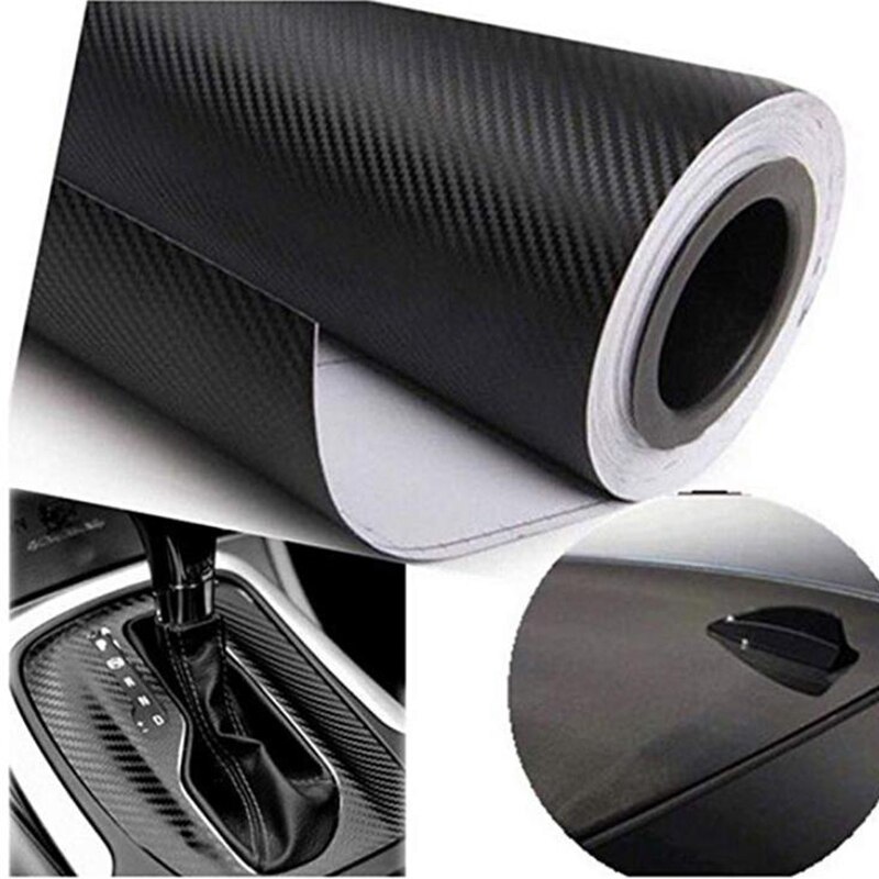 1 pc 3D Carbon Fiber Wrap Roll Sticker Vel Decoratieve Praktische Poster voor Auto Decor Decoratie Stickers Posters