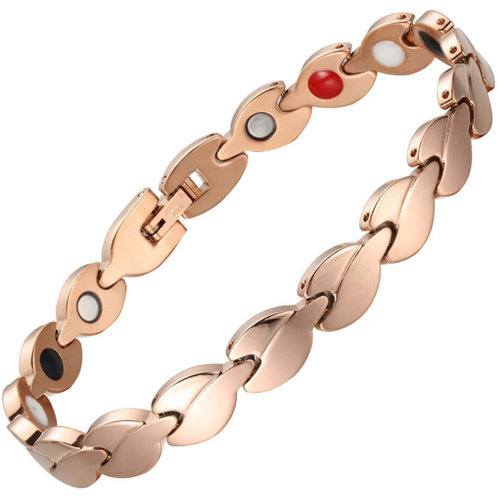 Multifunktionales edelstahl-Armbinde für damen und herren mit germaniummagnet, infrarot-ionen-technologie und energieversorgung für Sport und freizeit: 3