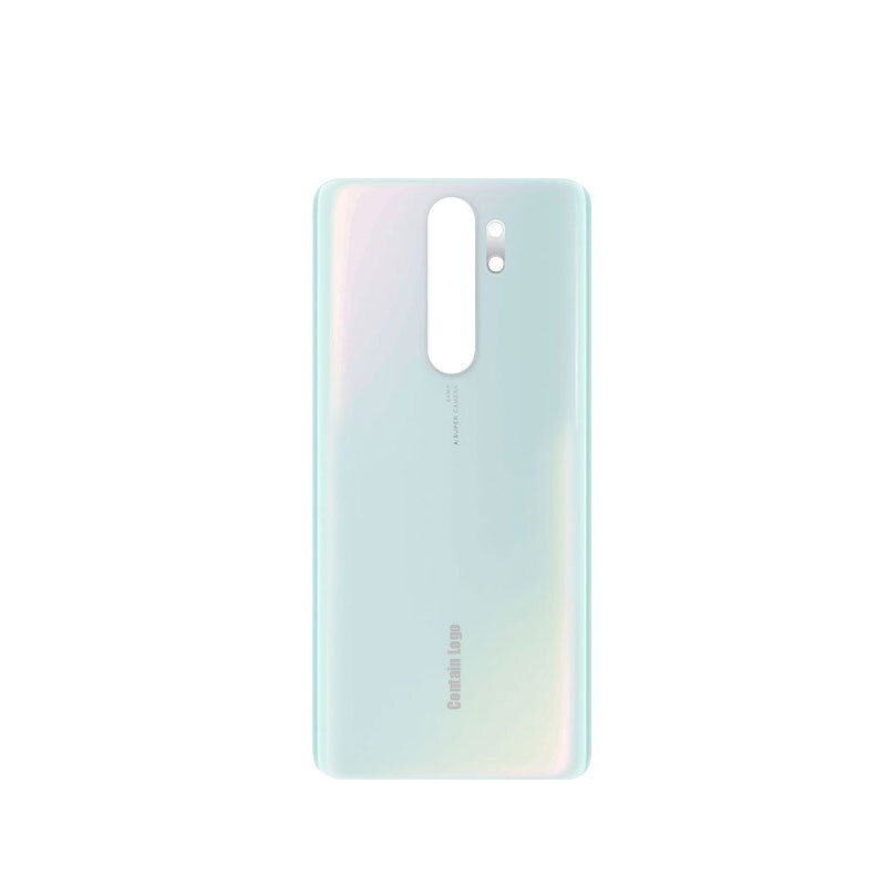 Pour Xiaomi Redmi Note 8 Pro couvercle de batterie panneau arrière en verre boîtier de porte arrière remplacer pour Redmi Note 8 couvercle de batterie arrière: Note 8 Pro White