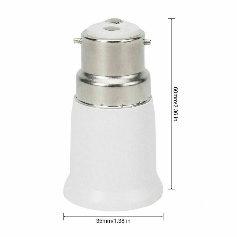 1Pc B22 To E27 Socket Lighting Accessories Base Socket Adapter Converter for LED Light Lamp Bulb Bayonet Screw Light Bulb