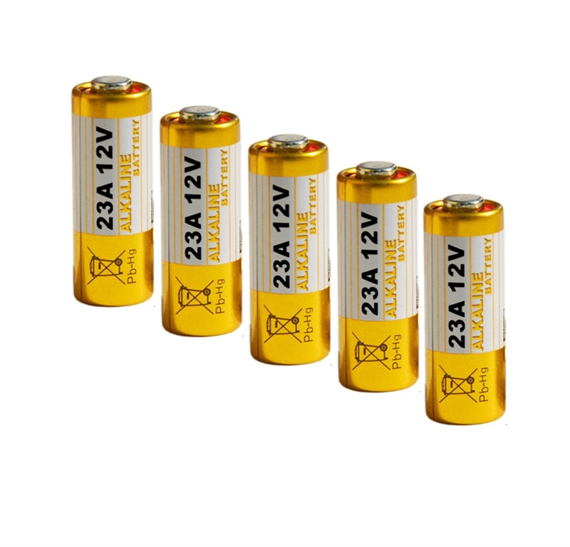 5PCS 23A 12V droge alkaline batterij 23AE 21/23 A23 23GA MN21 voor deurbel, auto alarm, walkman, auto afstandsbediening etc
