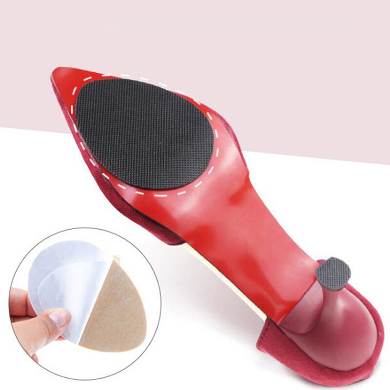 1 par auto-adesivo adesivos para salto alto anti-deslizamento sola sapatos protetor almofadas