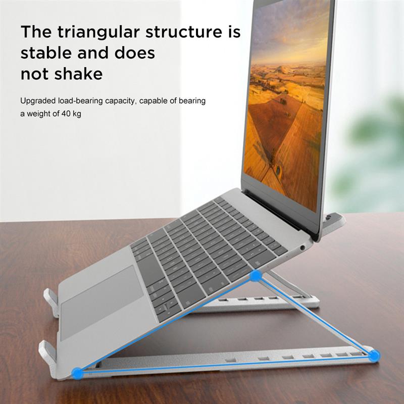 Draagbare Legering Laptop Stand Opvouwbaar Ondersteuning Base Notebook Stand Voor Macbook Pro Computer Laptop Houder Cooling Beugel Riser