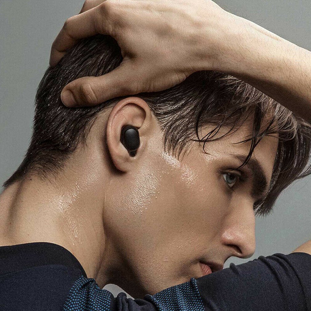 Original Xiaomi MI Redmi AirDots Drahtlose Bluetooth Kopfhörer TWS Echte Stereo Bluetooth 5,0 Mini Headset Mit Mic Ohrhörer