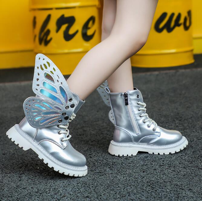 freundlicher Martin Stiefel PU Leder Neue Jungen Mädchen Weiche Sohle Kurze Stiefel Britischen Stil freundlicher Sport Schuhe Baby Sneaker