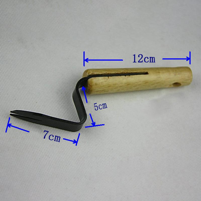 Herramienta de deshierbe Manual, tenedor para jardinería, herramienta de deshierbe de jardín, herramientas de excavación, mango de madera, tenedor para deshierbe