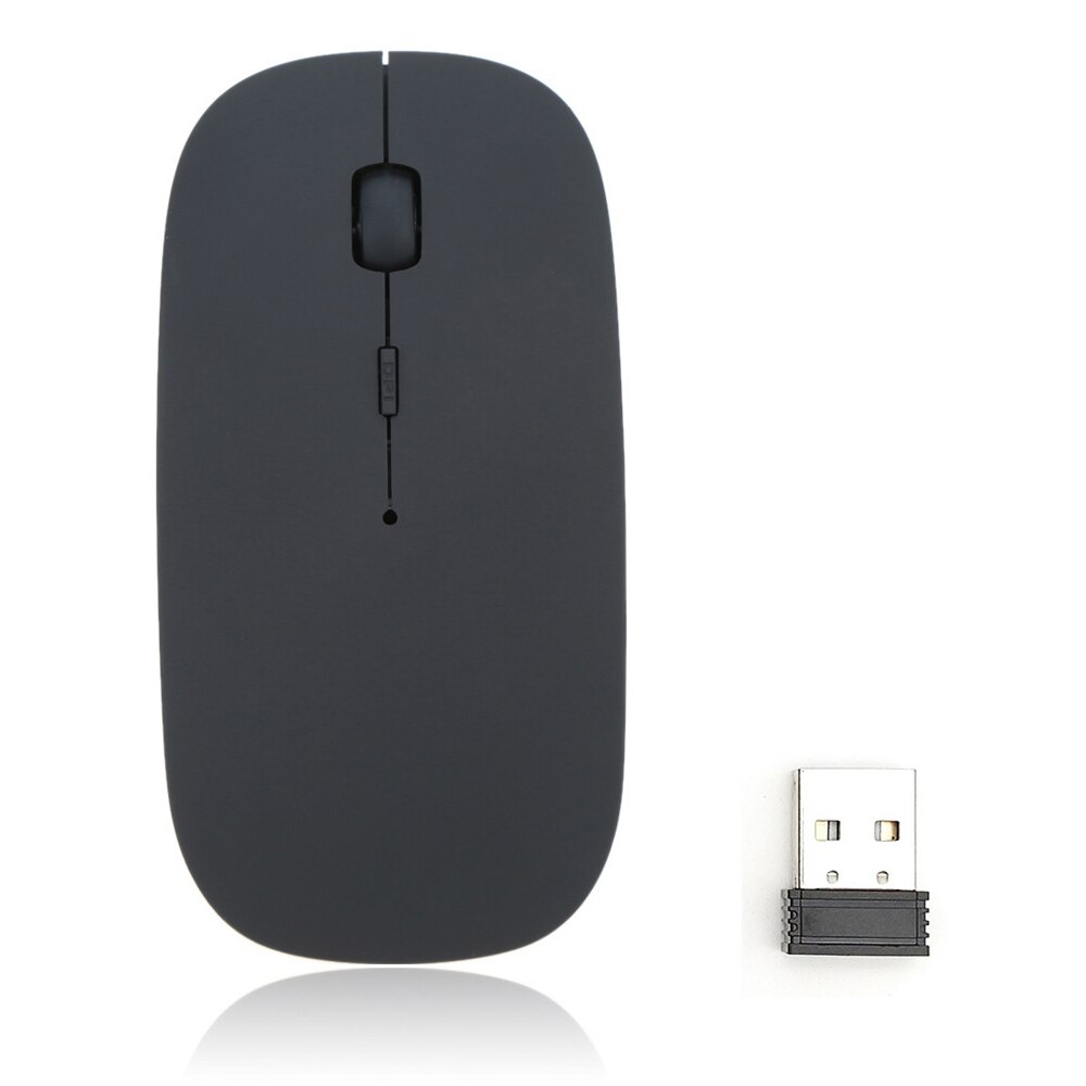 Ultra Thin 2.4GHz Wireless Optical Mouse Computer PC Mice with USB Adapter Mause for all computer laptop Mouse Wireless