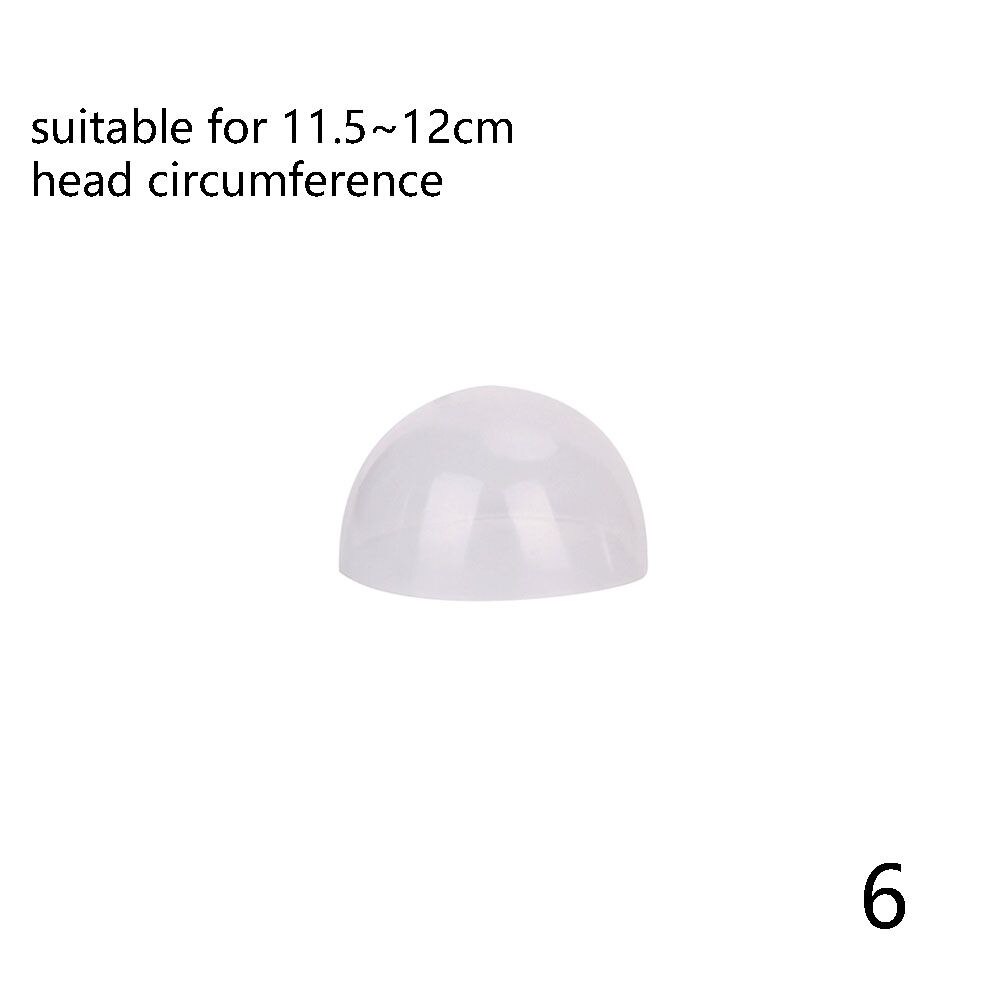 Casco de silicona para muñeca, peluca fija específica, antideslizante, antimanchas, de Gel de sílice, 1/3, 1/4, 1/6, 1/8, 1/12: Caqui oscuro