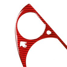 Red Dashboard Panel Decoration Sticker Dashboard Carbon Fiber For BMW 3 Series E46 1998-05