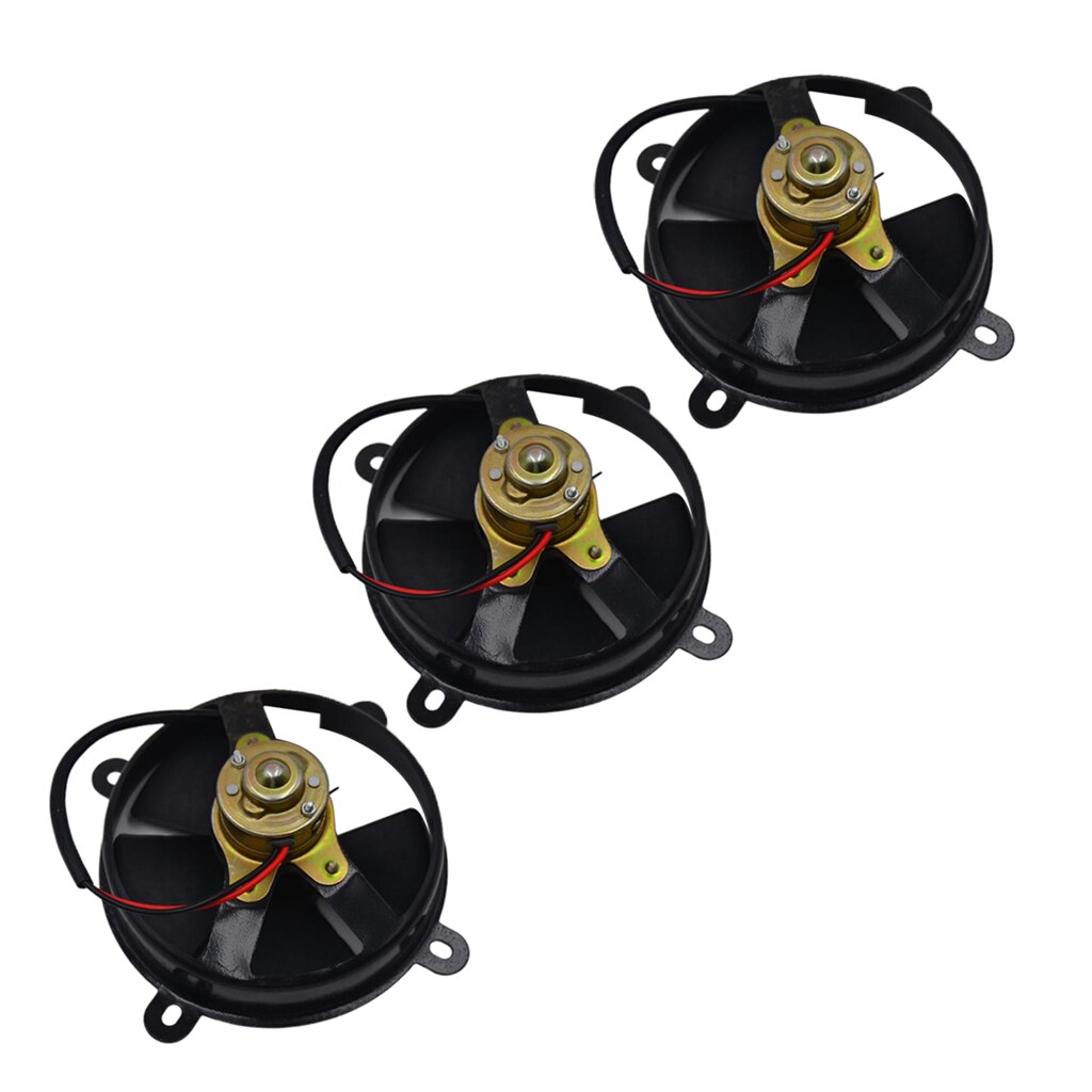 3x Radiator Cooling Fan Assembly Universal For 150cc ATV Quad Buggy Scooter