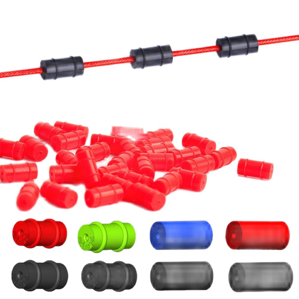 10 Pcs Silica Fiets Kabel Protector Behuizing Plug Mtb Racefiets Brake Shifter Cable Nachtlampje Protector Ring Ultralight