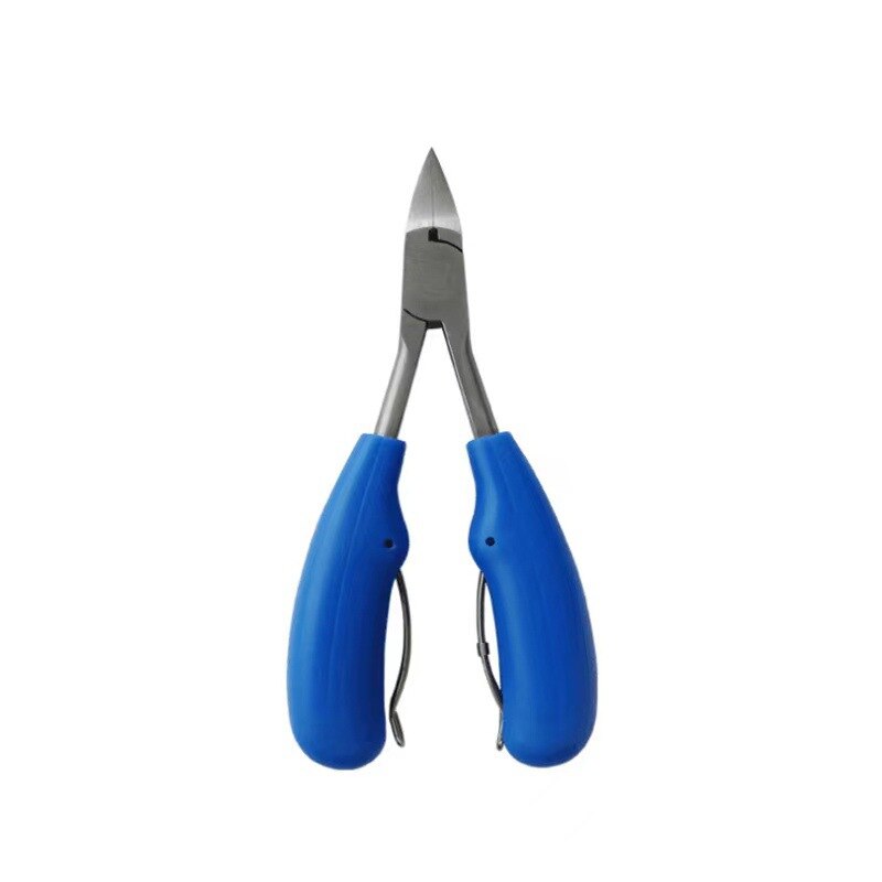 1Pc Teen Nagelknipper Correctie Dikke Nagels Ingegroeide Teennagels Tangen Cutters Dode Huid Vuil Remover Pedicure Care Tool: Blue