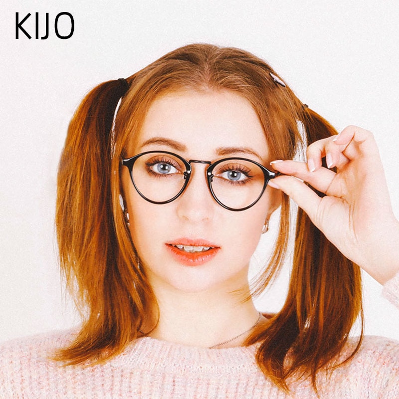 Mode Transparante Ronde Glazen Transparante Frame Vrouwelijke Bril Bijziendheid Bril Mannen Optische Frame Transparant