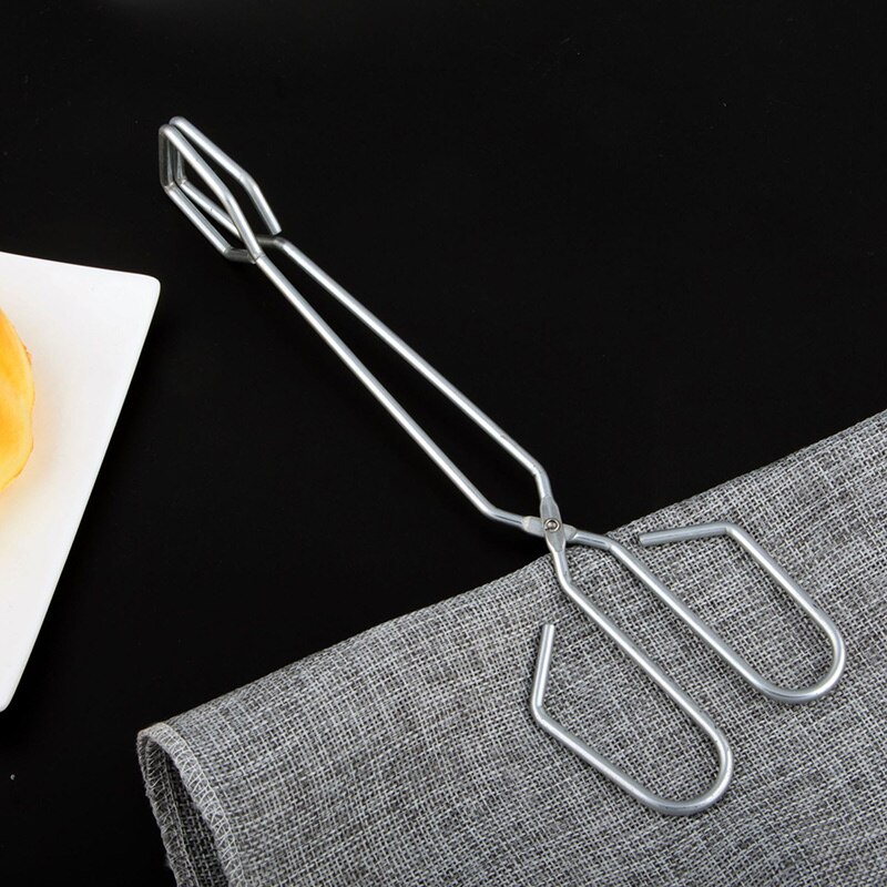 1 szt. Szczypce robić grilla robić grillowania zacisk robić grilla ze stali nierdzewnej Pizza chwytak robić chleba narzędzie robić gotowania L9