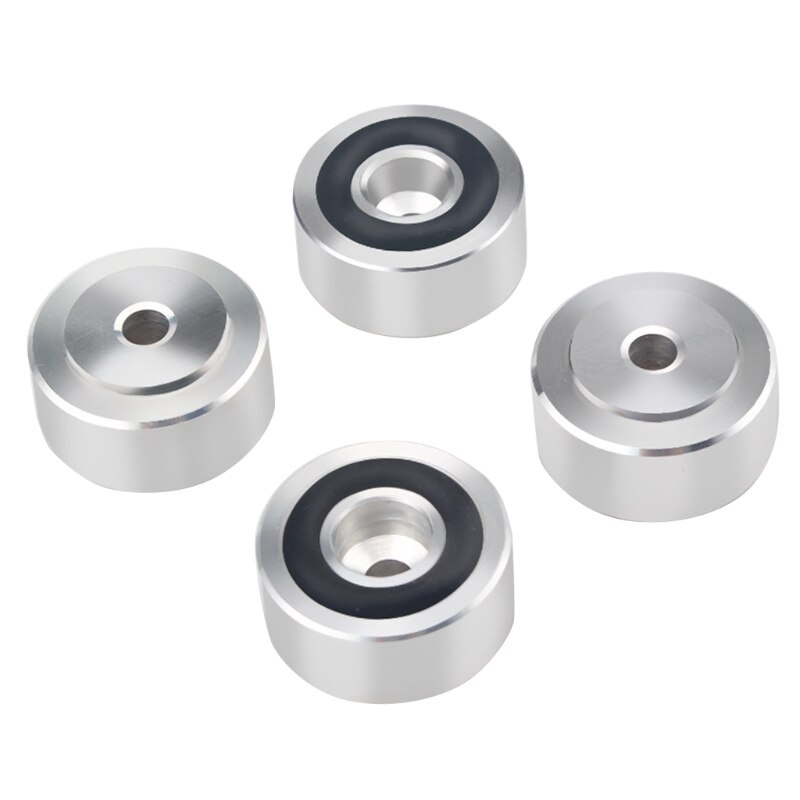 Højttaler stativ fødder ,4 stk ben til højttaler isolering fødder fiksering fødder pude isolering absorberer stød base fødder stativ cover fod søm: 2