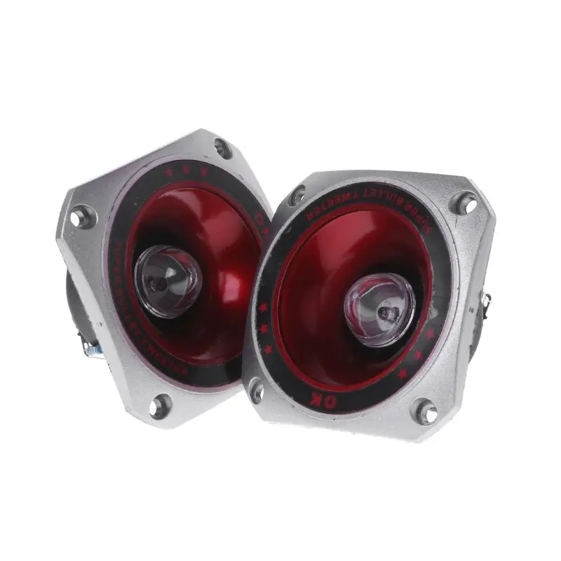 2 piezas 100W Piezo Tweeters bocina altavoz piezoeléctrico zumbador agudos piezoeléctricos para altavoz principal Tweeter