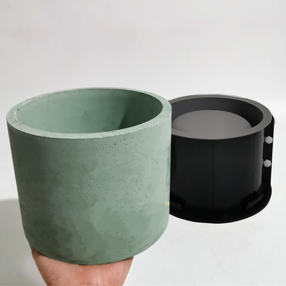 Large Round Concrete Making DIY Flowerpot Mold Multifunctional Home Double Layer Gardening Concrete Pot Mold Decoration