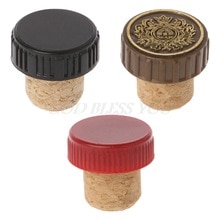 Tapones de corcho para botellas de vino tinto en forma de T, herramienta de sellado para Barra de cocina, corchos, 3 uds.,