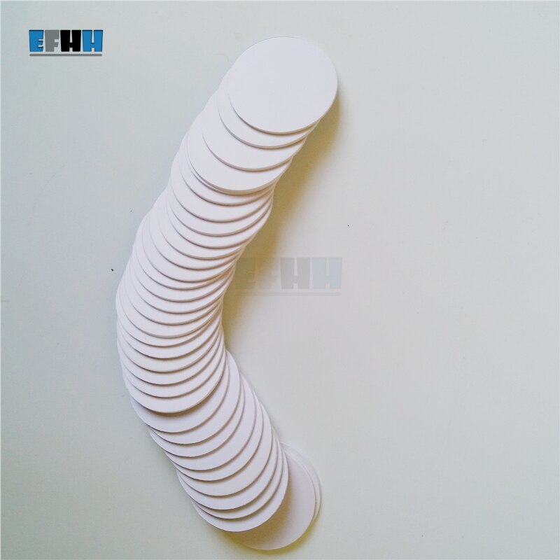 125 KHZ EM4305/EM4205 Diameter 25mm Herschrijfbare RFID Coin Card In Toegangscontrole Kaart