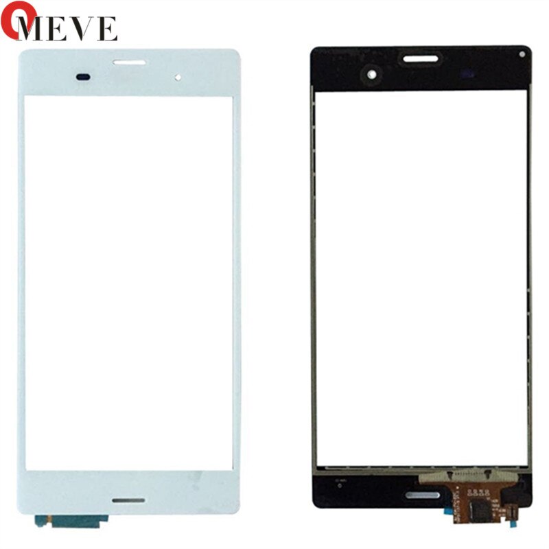 Für Sony Xperia Z Z1 Z2 Z3 Mini Z4 Z5 Kompakte Touchscreen Digitizer Front Glas Objektiv Sensor panel: white For Sony  Z3