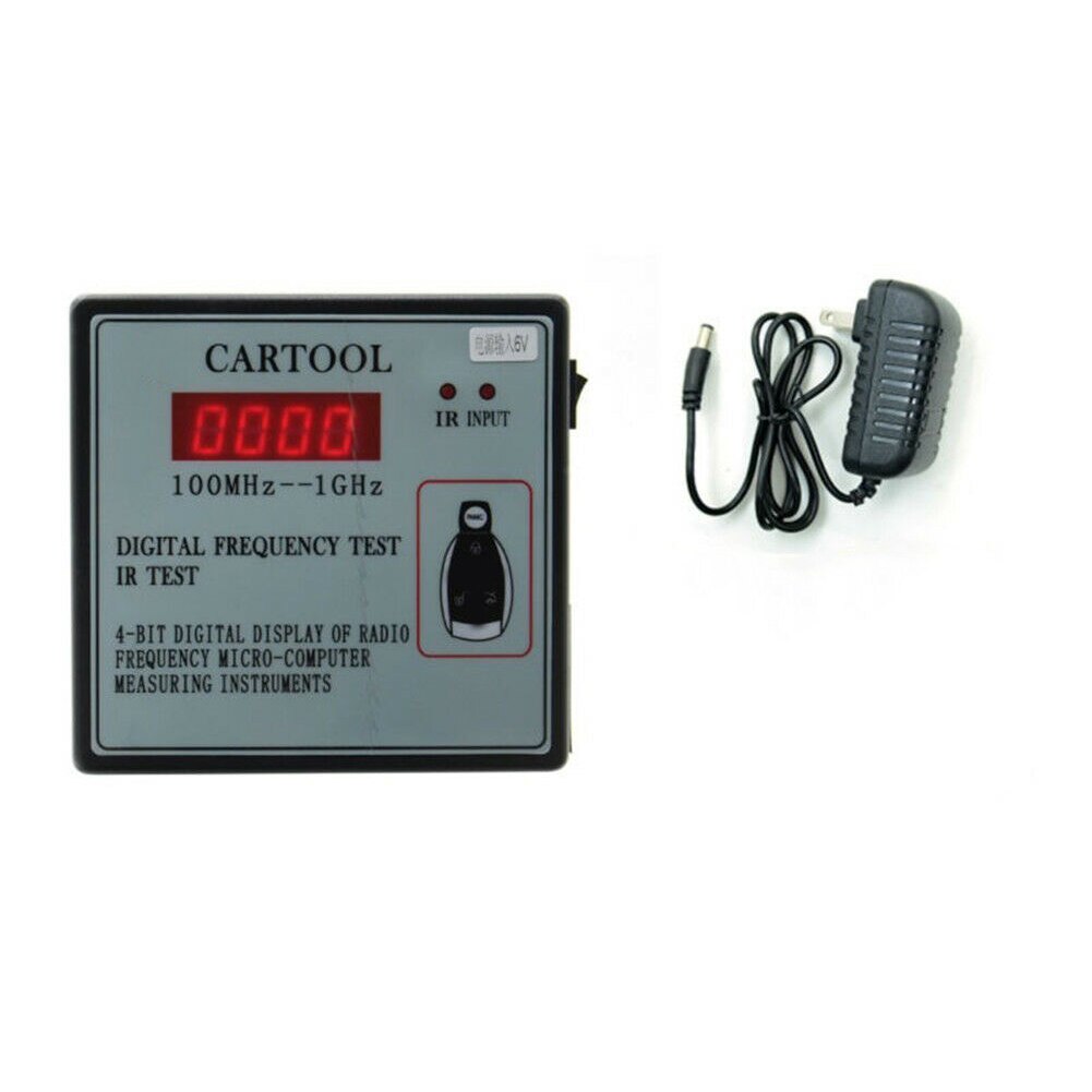 Universal Digital Gauge Frequency Tester Meter Portable Measuring Instruments Infrared Remote Key Detector 100MHz-1GHz Tool Car