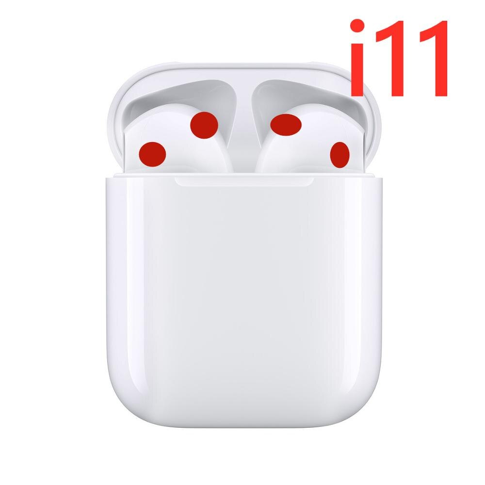 TWS airpods Senza Fili Bluetooth 5.0 Auricolare TWS i12 11 9s 7S Macaron Auricolari Con Il Mic di Ricarica Scatola Auricolare cuffie senza fili: i11