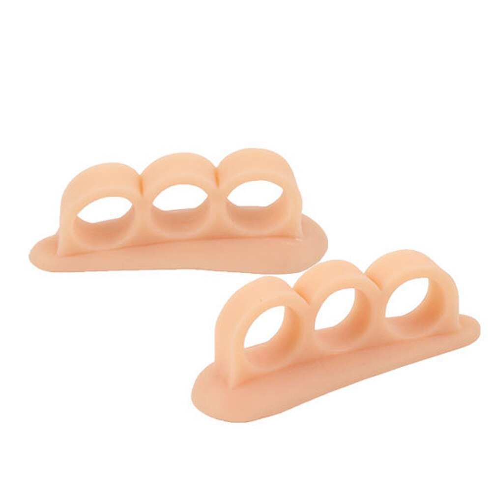 1 Pair Soft Claw Hammer Foot Toe Gel Pads Separator Crest Straightener Stretcher