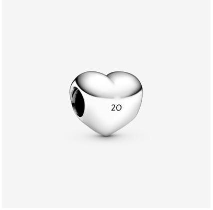 Novo 100% 925 prata esterlina sem fim amor pingente zircão encantos contas apto pan pulseira mulher diy jóias presentes: ÂMBAR