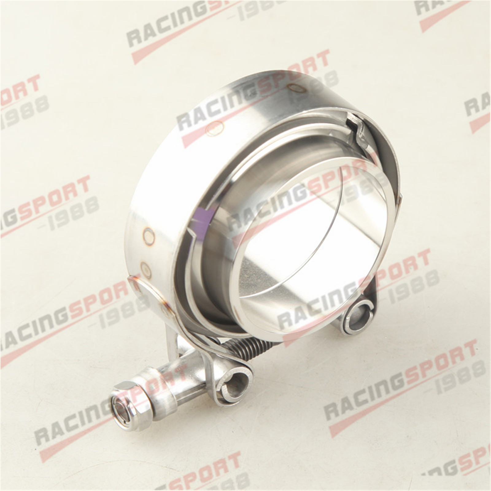 2" V-Band Vband Clamp CNC Stainless Steel Flange Flanges Kit Turbo