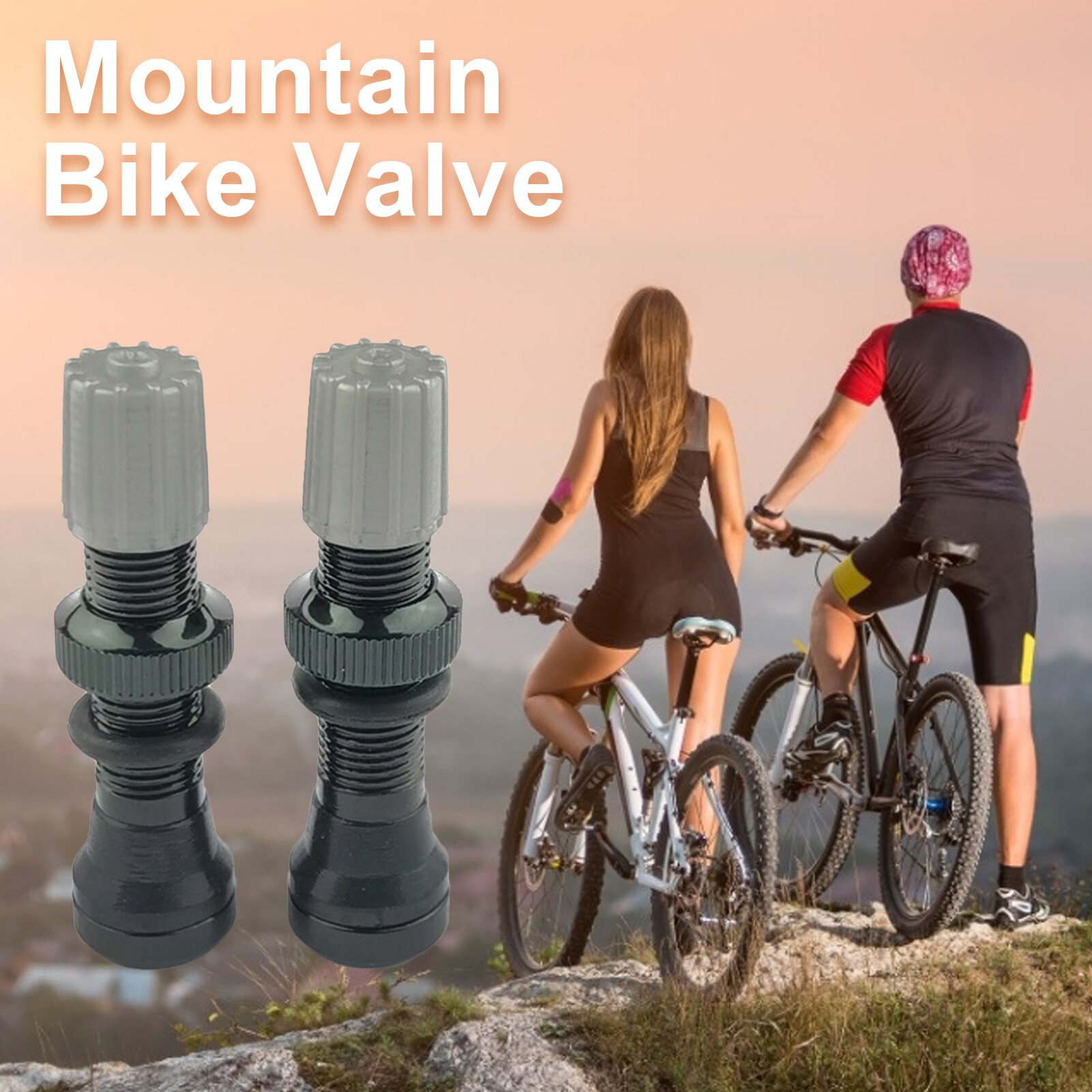 1 pcs 40mm MTB Bicycle Aluminum Alloy Tubeless Valve for Mountain Bike Valve Rim Wheel Tubeless Tire Tyre Valve