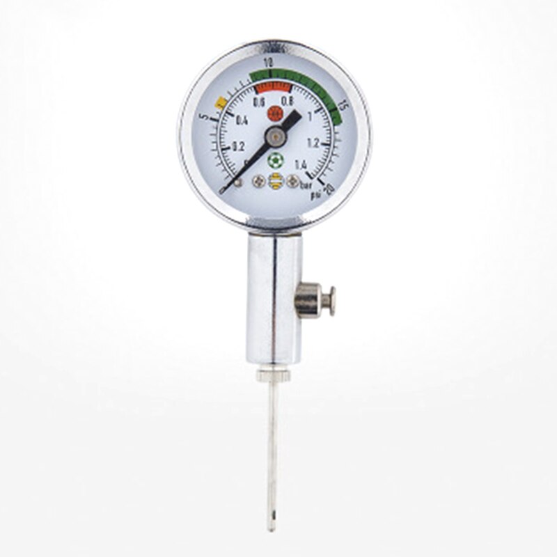 Air Pressure Gauge Ball Meter Basketball Football Volleyball Stainless Steel Barometer Tools