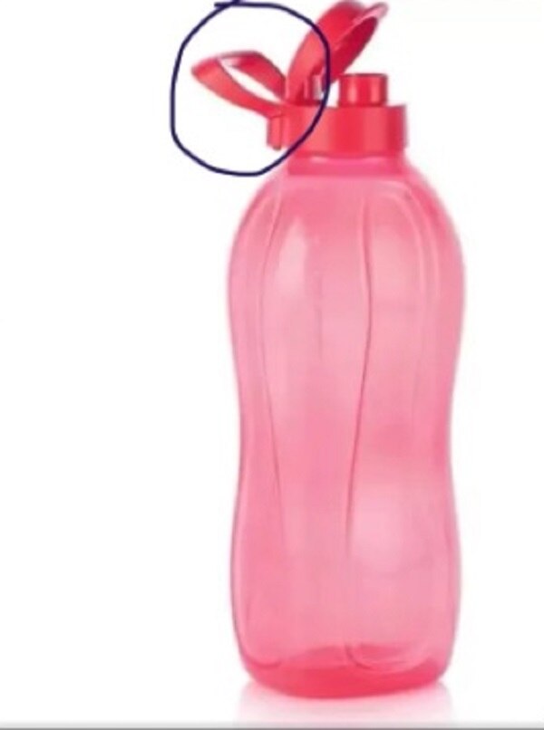 Tupperware Eco Bottle 2 Liter Handle White (2 pcs)